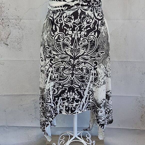 Unbranded Summer Halter Dress In Black And White Womens Size M - Picture 3 of 10